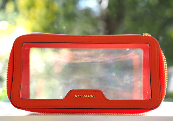 Accessorize Clear Make Up Bag