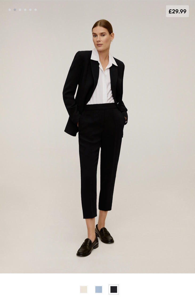 Perfect Cropped Trousers from Mango