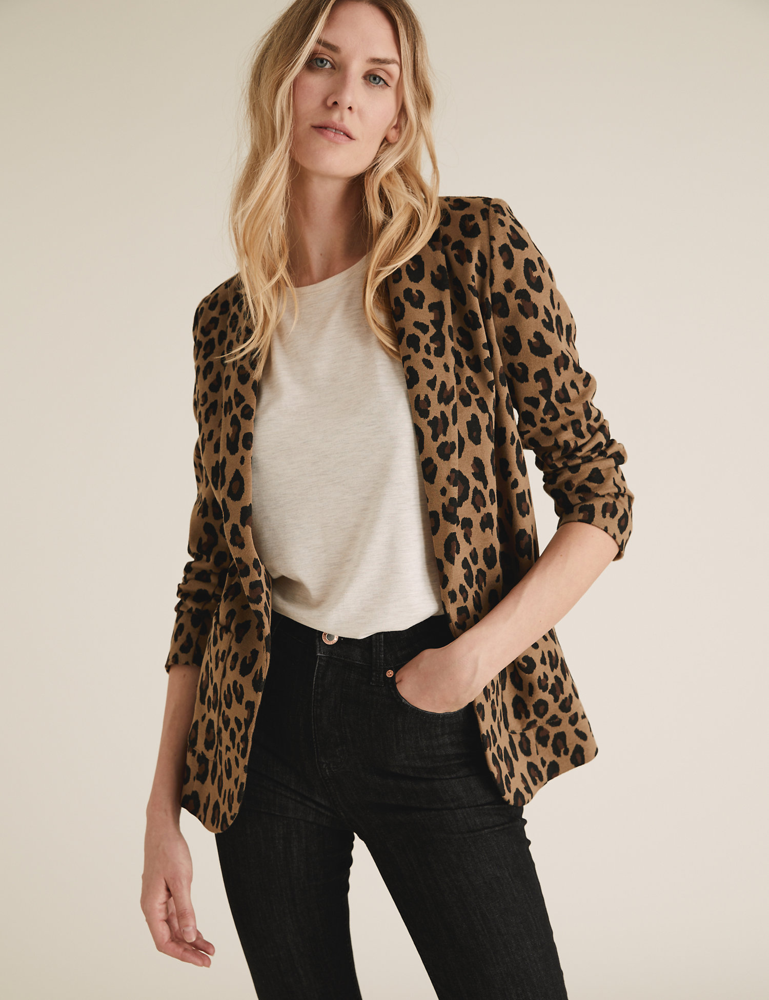 Friday Treat – Animal Print Soft Jacket