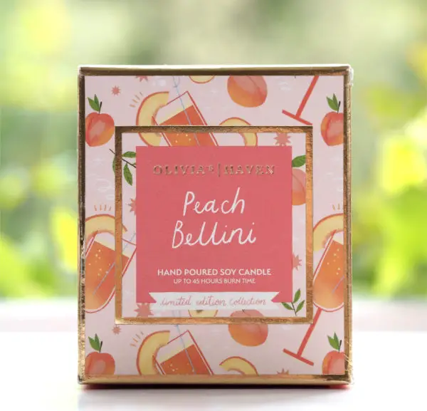Olivia’s Haven Peach Bellini Candle